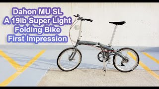 Dahon MU SL - Super Lightweight 19lb Folding Bike Components Walkthrough + Folding Action