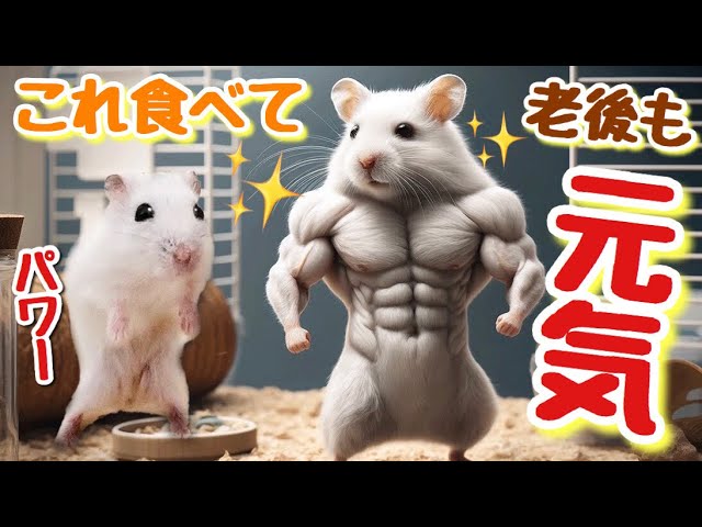 Introducing snacks that help hamsters build muscle and stay