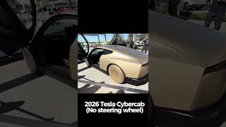 👀 2026 Tesla Cybercab prototype at the Austin Gigafactory during Tesla Shareholder Meeting #tesla