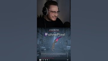 ohnePixel reacts to GOLD UNBOXING | #ohnepixel #ohnepixelfunny  #cs2 #gaming #csgo #counterstrike