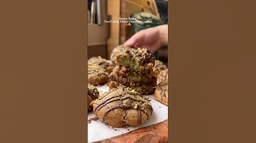 Brown Butter NewYork & Dubai Chocolate Cookies 🍫🍪