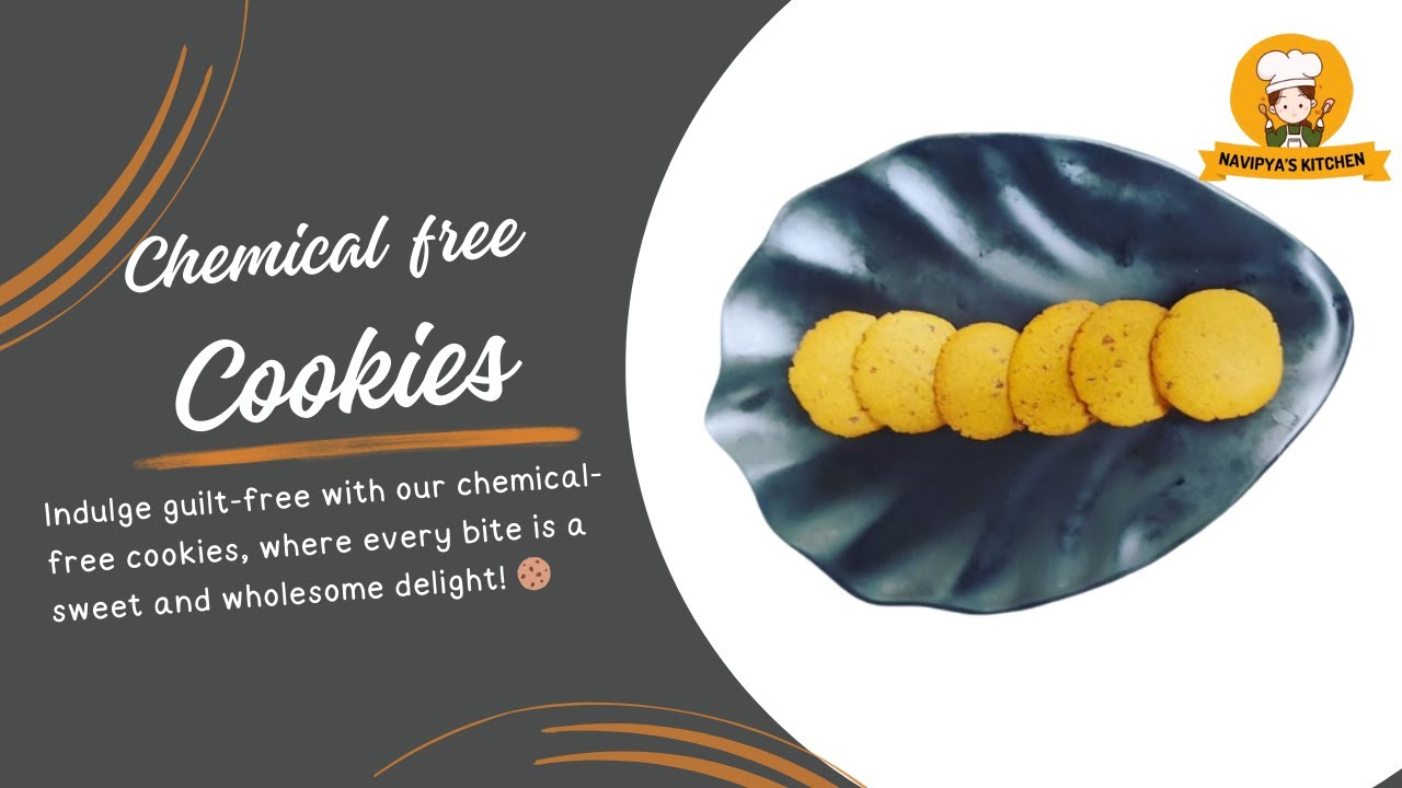 How to make Chemical free cookies 🍪 wheat flour cookies No baking