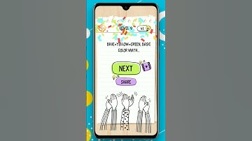 Brain Test Level 9(Where is the green🟢 ball?) walkthrough solution.