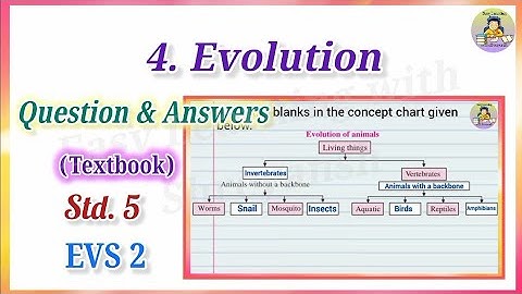 4. Evolution/Textbook Question Answers/EVS 2 Lesson 4/EVS STD.5/History/Evolution Textbook Questions