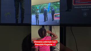Umwana watereye isari Perezida Kagame yateje amarangamutima ya benshi #rwandatrends #perezidakagame