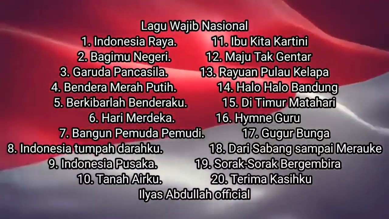 Lagu Wajib Nasional
