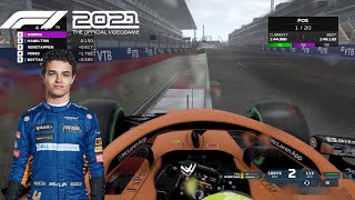 F1 2021 gameplay | Lando Norris in McLaren at Sochi (Russian GP 2021)