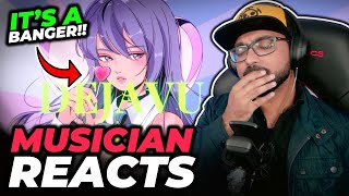 Musician Reacts to Hololive ID - Moona Hoshinova "DEJAVU"【MV】Reaction!