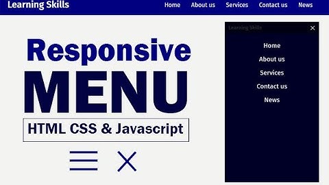 Responsive Menu Tutorials