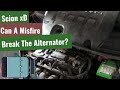 Scion xD: A Misfire Killed The Alternator!?