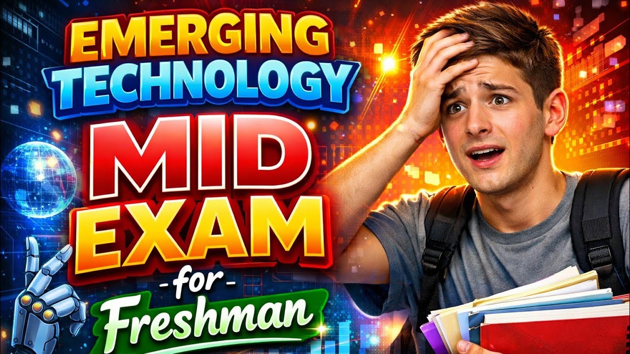 Emerging technology mid exam for freshman students in Amharic - YouTube