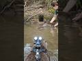 What an Otter Sees Inside a River Bank Tunnel 🦦#shorts