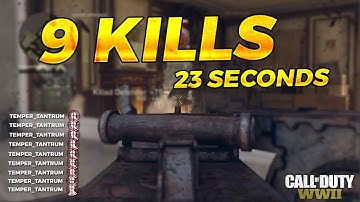 Call of Duty: WWII Lewis - 9 Kills In 23 Seconds - War Mode - Operation Breakout