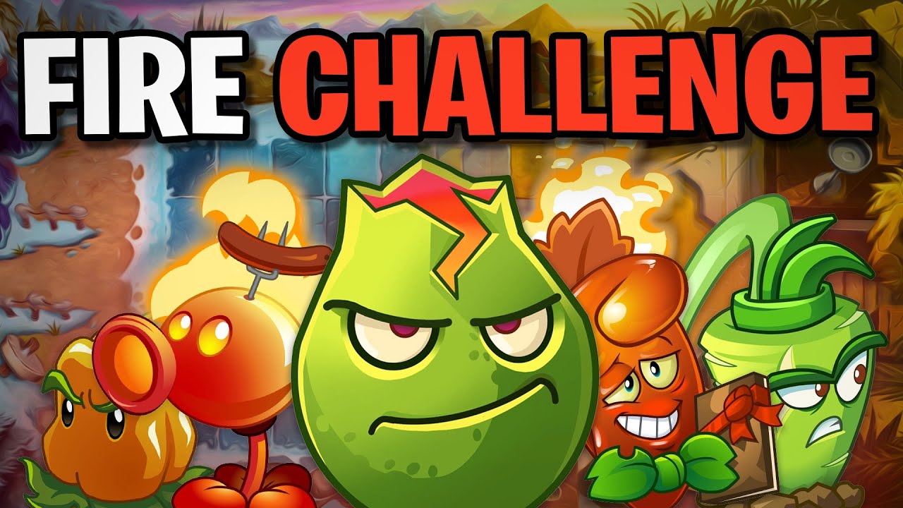 Can You Beat Plants Vs Zombies 2 With ONLY FIRE PLANTS? (Part 1) - YouTube