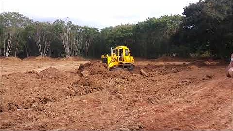 BEML BD65-1 Bulldozer Straight Angle Blade position_full load testing