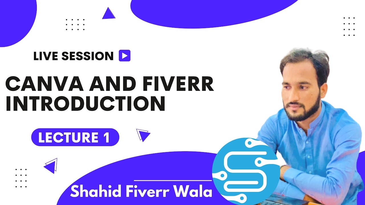 Canva and Fiverr Introduction 1st zoom Lecture | Shahid Fiverr Wala