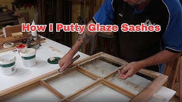 How To Putty Glaze A Window Sash