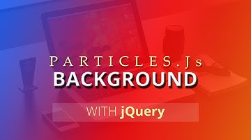 How to create an awesome background using jQuery plugin Particles.js | Particles.js tutorial