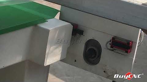 Chinese cnc router installation of the gantry by sliding the guide rail block