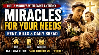 THE 3-MINUTES POWERFUL SAINT ANTHONY PRAYER FOR RENT BILLS AND DAILY PROVISION