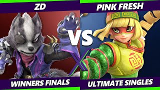 S@X 456 Winners Finals - ZD (Wolf, Fox) Vs. Pink Fresh (Min Min) Smash Ultimate - SSBU