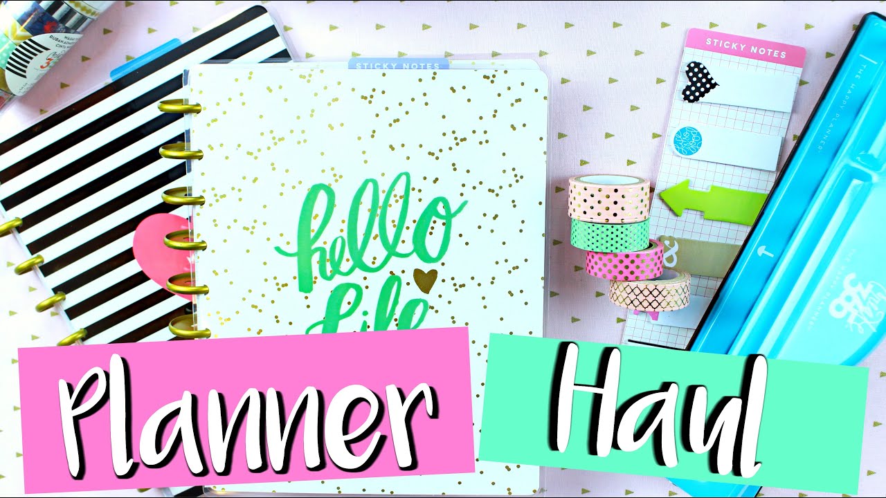 NEW HUGE PLANNER SUPPLIES HAUL from me & my big ideas! | Belinda Selene