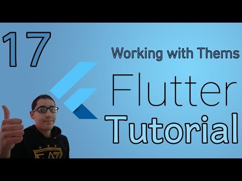 Flutter 17 :  Change App theme