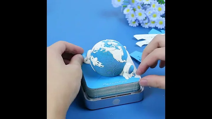 2026 Earth Calendar 3D Memo Pad#calender #earth # #deskdecor #memopad #giftideas #3dart#timepiece