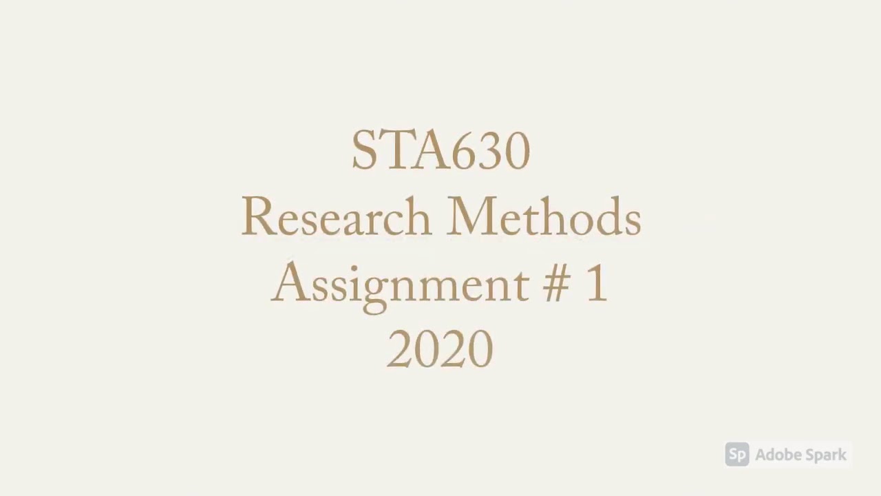 STA630 assignment 1 solution 2020 Virtual university