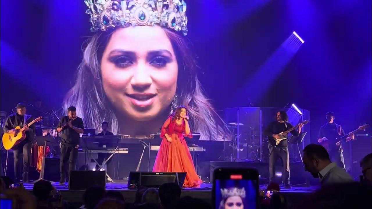 SHREYA GHOSHAL FIRST SHOW OF USA TOUR DHOL BAJE BOLLY YouTube