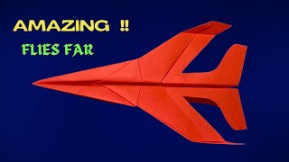 Amazing The Best Paper Airplane Flies Far
