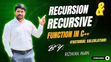 Recursions and Recursive function in C++ factorial calculations