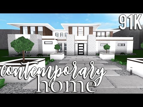 Roblox Welcome To Bloxburg Contemporary Home 91k Youtube - roblox bloxburg ayzria