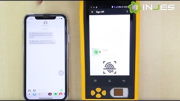 School Attendance Send SMS Message Fingerprint Handle Machine INJES FH05