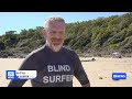 National para surfing champion stuns locals during visit to Central Qld beach | ABC NEWS