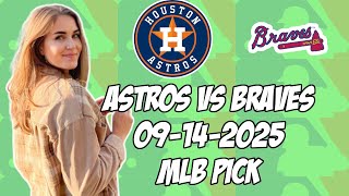 Houston Astros vs Atlanta Braves 9/14/25 MLB Pick & Prediction | MLB Betting Tips