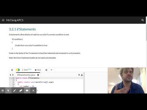 McClung APCS - 3.2.1 if Statements