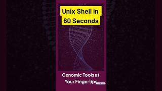 Bioinformatics 101: Mastering the Unix Shell in 60 Seconds #bioinformatics