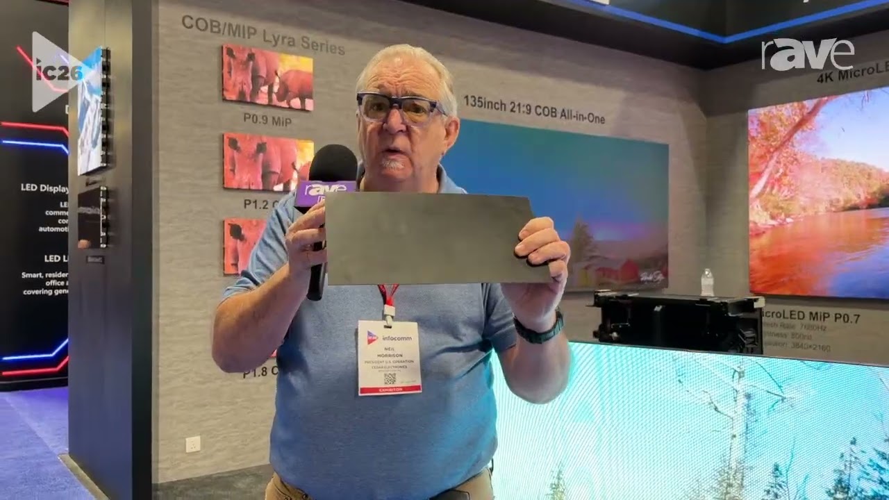 InfoComm 2026: Cedar Electronics Shows True Curved LED Display