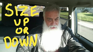 Size up or down. Business growth strategy 1