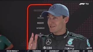 George Russell Post-Race Interview | F1 Belgium Grand Prix