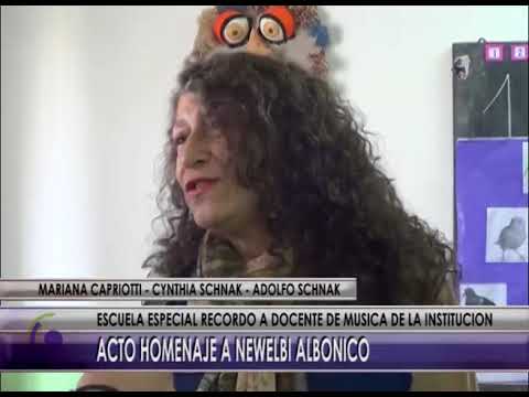 B143 NOTA ACTO HOMENAJE A NEWELBI ALBONICO