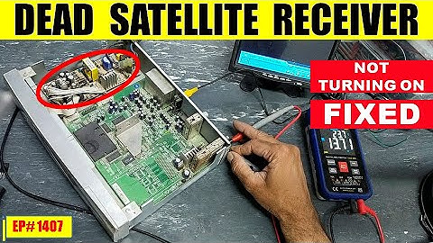 {1407} Dead Satellite Receiver Repair | VCC Fault | Burnt Resistor & 5L0380R SMPS IC Replaced