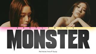 Red Velvet IRENE & SEULGI (레드벨벳아이린슬기)- Monster Color Coded Lyrics Han|Rom|Eng