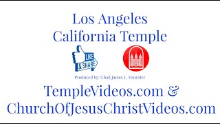 Los Angeles California Temple Early Eve and grounds