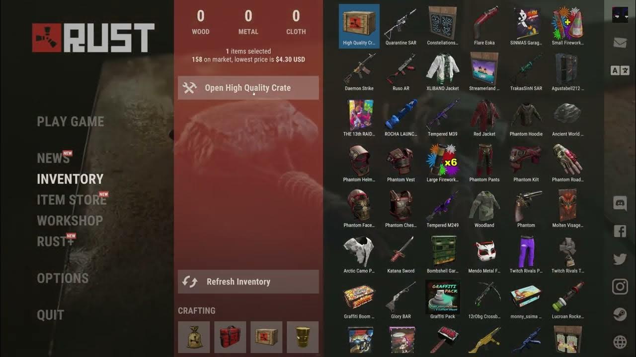 Opening a High Quality Crate Rust YouTube