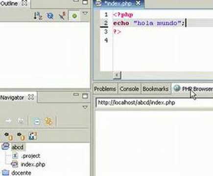 Crear un Proyecto PHP en Eclipse