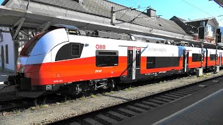 Wörgl Hbf: Railjet mit JOYN als Umleiter über Zell am See, Interregio➡️Graz Hbf, Railjet 2