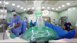 تجربة الواقع الافتراضي في غرفة العمليات- Virtual Reality in Hospital OR