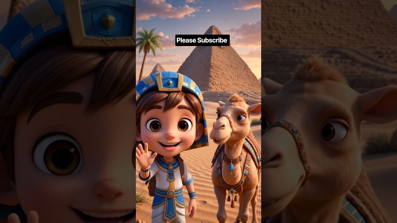 Egyptian Pyramids for Kids 🇪🇬🔺 | Ancient Egypt Explained in 40 Seconds! #Shorts